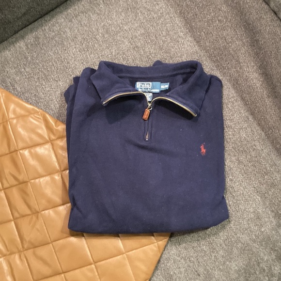 Polo Ralph Lauren Half Zip Long Sleeve Staple Cotton Sweater - Size XXL - Picture 2 of 3